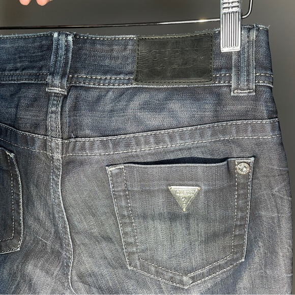 Guess Premium Y2K Low Rise Daredevil Bootcut Jeans - Size 26 - Picture 4 of 8